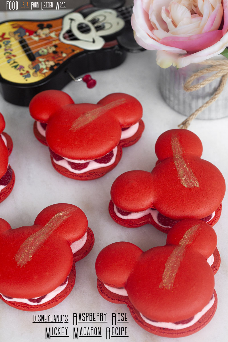 Disneyland’s Raspberry Rose Mickey Macaron Recipe