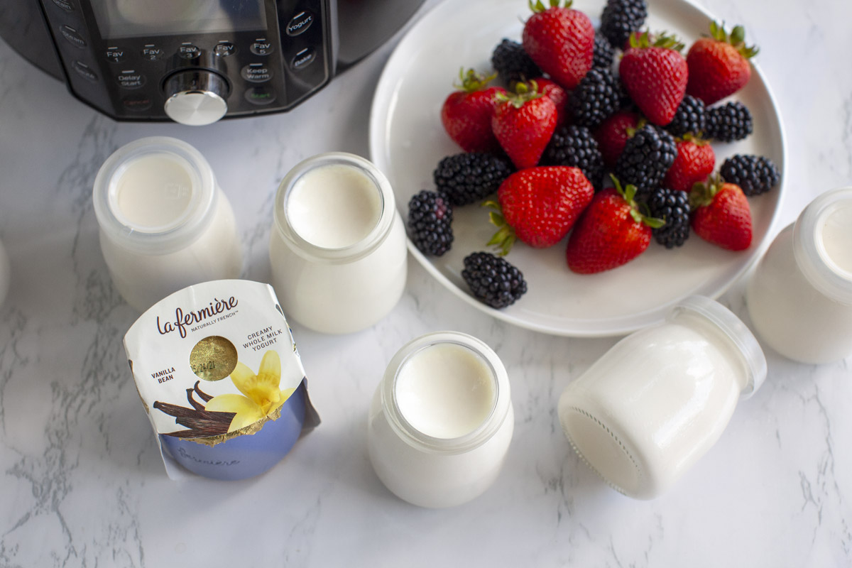 Instant Pot French-Style Yogurt Recipe (Copycat of La Fermière Yogurt)
