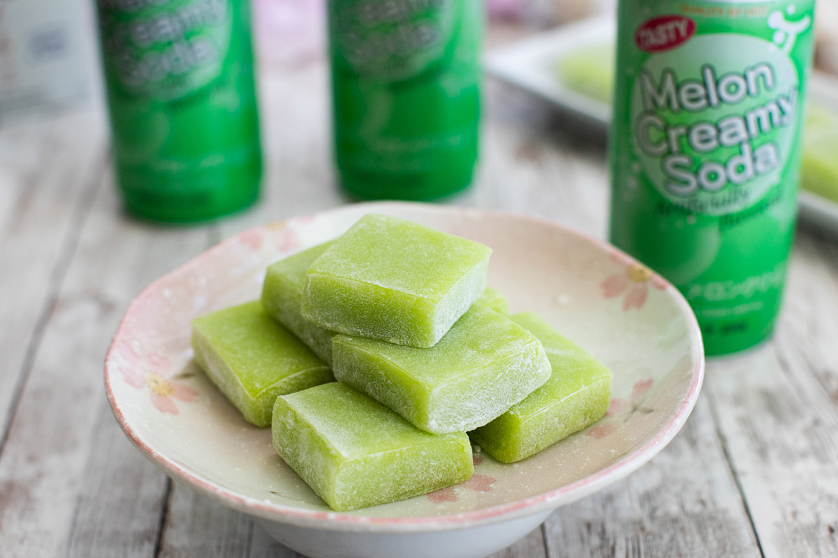 Melon Cream Soda Mochi Recipe
